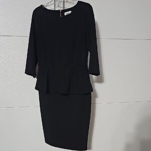 Calvin Klein Black Stretch Dress